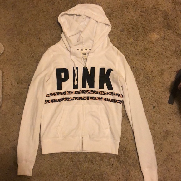PINK zip up hoodie - Picture 1 of 3